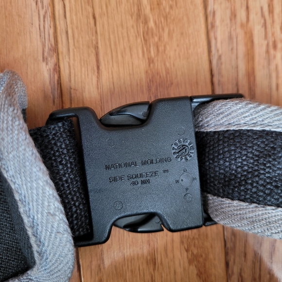 Hemp Crossbody Bag Medium Natural Black Grey Ecolution - Picture 13 of 16